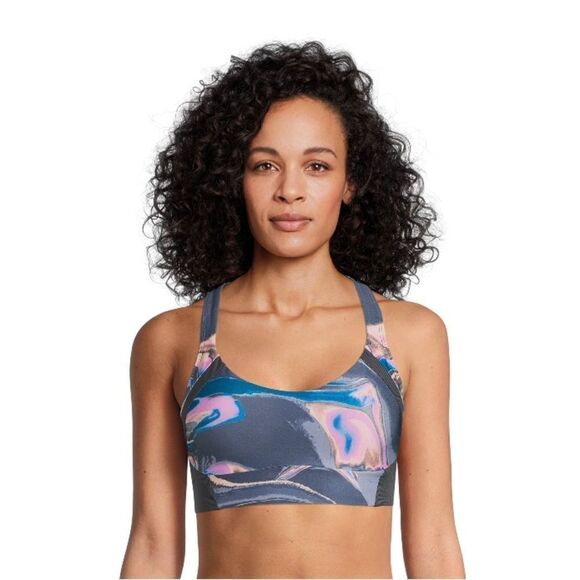 Women’s Split Racerback Active Sports Bra Adjustable Straps Size S - Picture 4 of 5